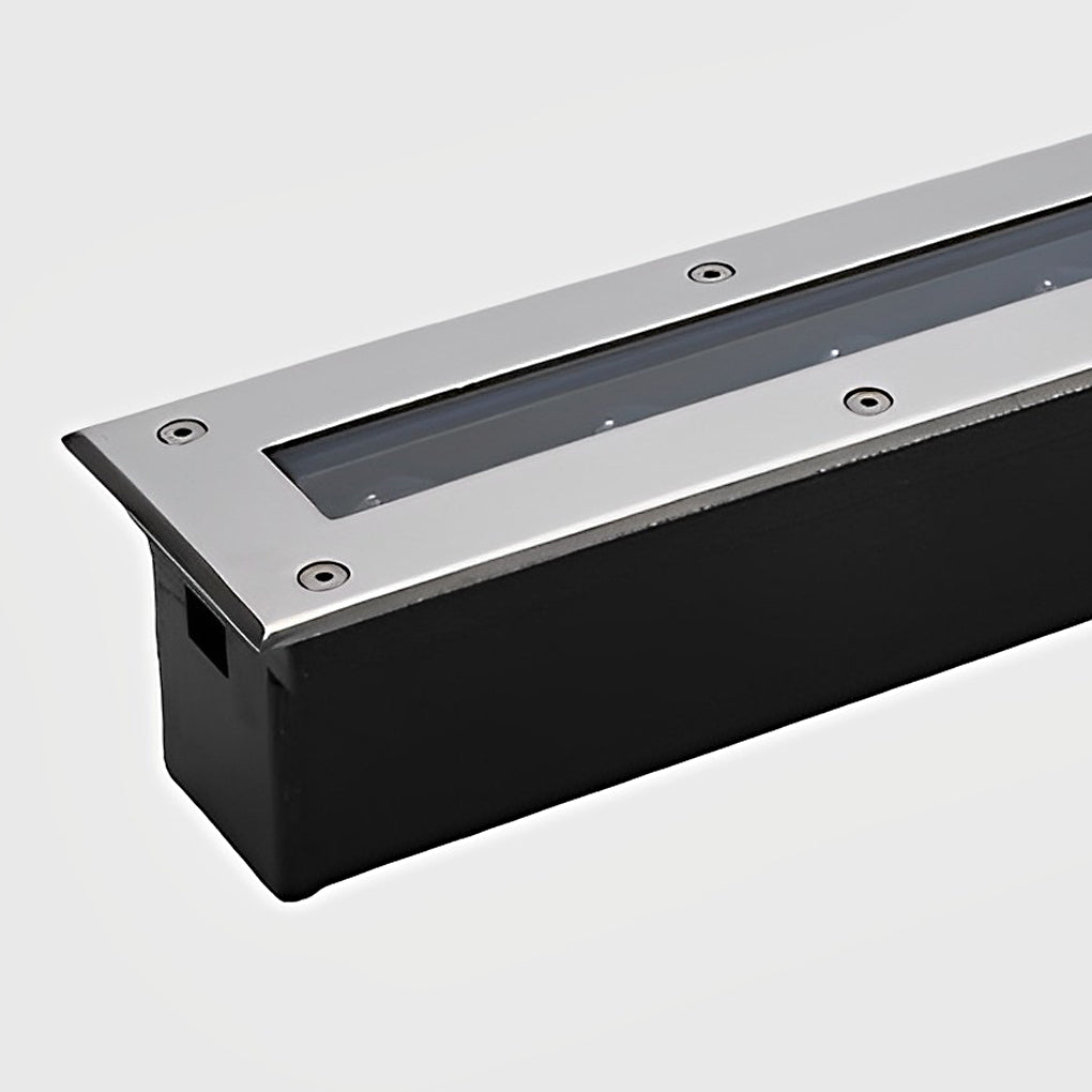 Recessed Outdoor LED Linear Wall Washer Light Waterproof DC24V Exterior Architectural Lighting for Garden