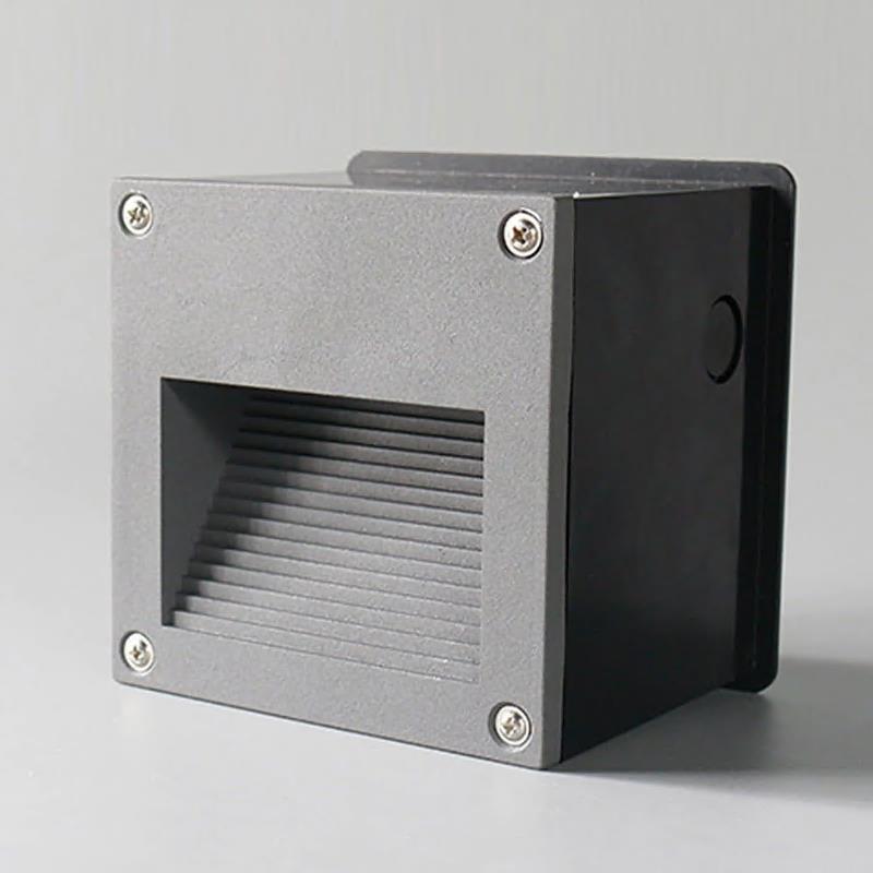 Recessed Outdoor Waterproof LED Step Lights Minimalist Wall Decorative Lamp for Modern Stairways