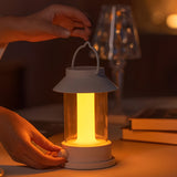 Rechargeable LED Outdoor Camping Lantern Dimmable Waterproof Portable Table Lamp with Power Bank Function