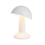 Rechargeable Mushroom LED Table Lamp with Tiltable Shade and Touch Dimmable Warm White Light