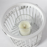 Rechargeable Outdoor Cage Lantern Waterproof Portable Garden Light for Patio and Landscape