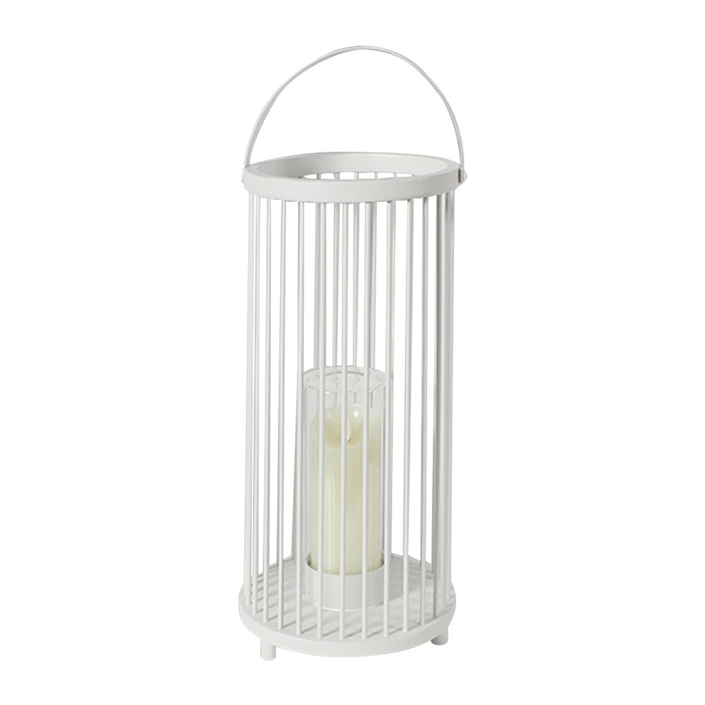 Rechargeable Outdoor Cage Lantern Waterproof Portable Garden Light for Patio and Landscape