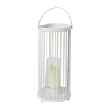 Rechargeable Outdoor Cage Lantern Waterproof Portable Garden Light for Patio and Landscape