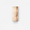 Rectangular Natural Alabaster Wall Sconce LED Light for Modern Interior and Exterior Decor