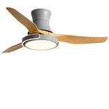 Modern Nordic Reversible Ceiling Fan with LED Light and Variable Frequency Remote Control