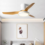 Modern Nordic Reversible Ceiling Fan with LED Light and Variable Frequency Remote Control