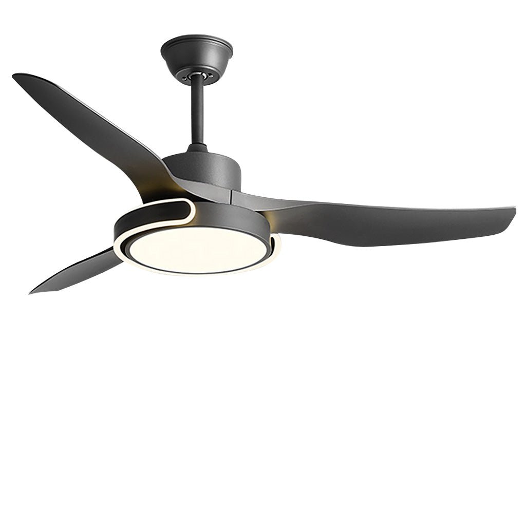 Modern Nordic Reversible Ceiling Fan with LED Light and Variable Frequency Remote Control