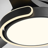 Modern Nordic Reversible Ceiling Fan with LED Light and Variable Frequency Remote Control