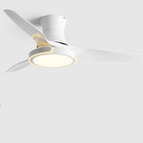 Modern Nordic Reversible Ceiling Fan with LED Light and Variable Frequency Remote Control
