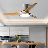 Modern Nordic Reversible Ceiling Fan with LED Light and Variable Frequency Remote Control