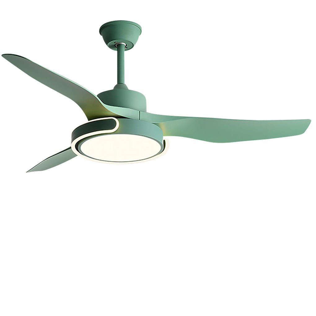 Modern Nordic Reversible Ceiling Fan with LED Light and Variable Frequency Remote Control