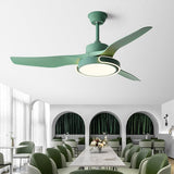 Modern Nordic Reversible Ceiling Fan with LED Light and Variable Frequency Remote Control