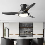 Modern Nordic Reversible Ceiling Fan with LED Light and Variable Frequency Remote Control