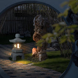 Resin Imitation Stone Tower Landscape Light Waterproof LED Outdoor Garden Path Lamp