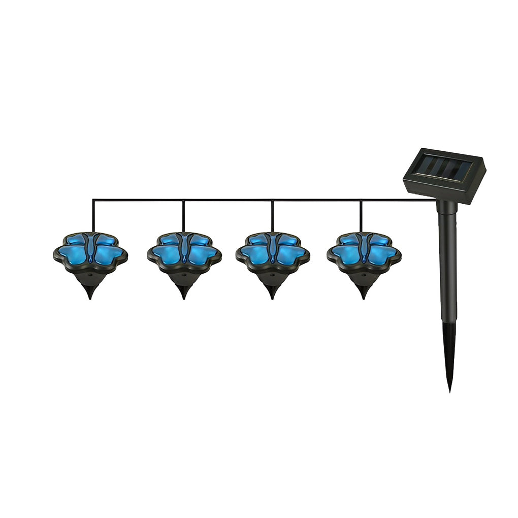 Resin Solar Powered Animal Statues Waterproof Decorative LED Landscape Lights for Garden and Yard