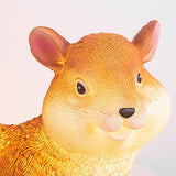 Resin Squirrel Garden Statue LED Path Light Waterproof IP65 Outdoor Landscape Decorative Lighting