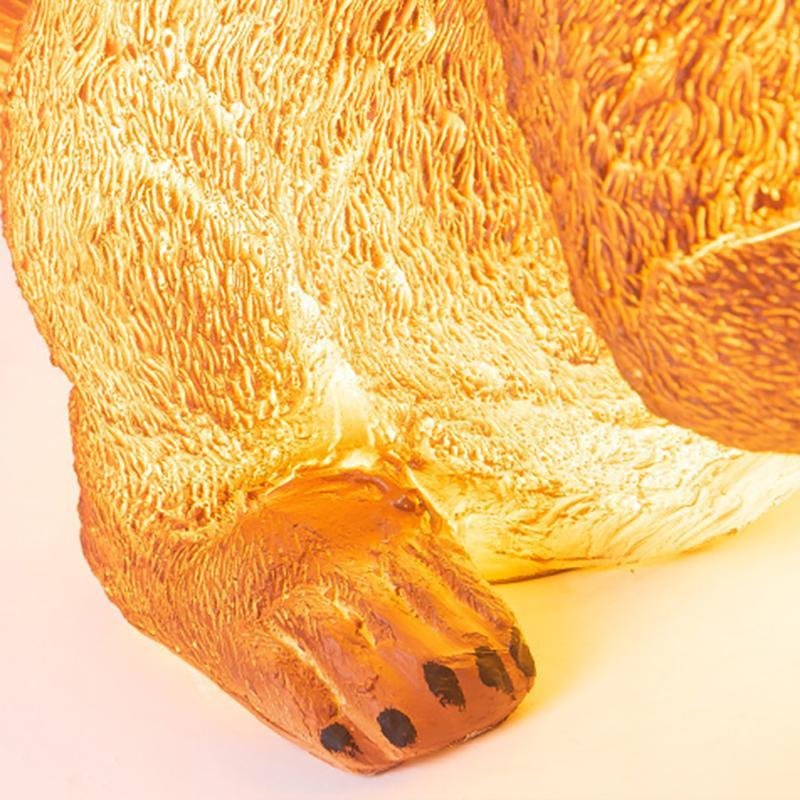 Resin Squirrel Garden Statue LED Path Light Waterproof IP65 Outdoor Landscape Decorative Lighting