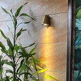 Retro Bell Shaped LED Outdoor Wall Light Waterproof Exterior Sconce in Aluminum