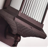 Retro Brown Solar Outdoor Wall Sconce with Striped Glass Shade for Garden Decor