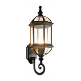 Retro European Style Waterproof Outdoor Wall Sconce and Hanging Pendant Light for Gardens