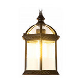 Retro European Style Waterproof Outdoor Wall Sconce and Hanging Pendant Light for Gardens
