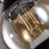 Retro Industrial Brown Glass Bottle Pendant Light Creative Vintage Chandelier Lighting