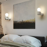 Retro Industrial Fist Hand Wall Sconce Resin Decorative Wall Lamp for Porch Hallway and Stairs