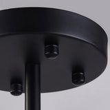 Retro Industrial Geometric Hexagonal Glass Flush Mount LED Ceiling Light for Living Room and Cafe