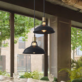 Retro Industrial Metal Ceiling Pendant Light Fixture for Kitchen Island and Dining Room
