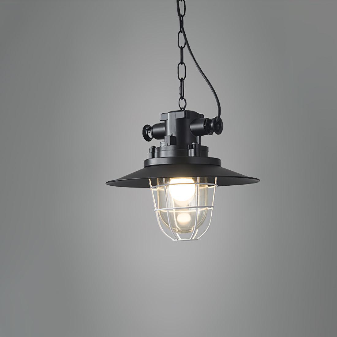Retro Industrial Metal Ceiling Pendant Light Fixture for Kitchen Island and Dining Room