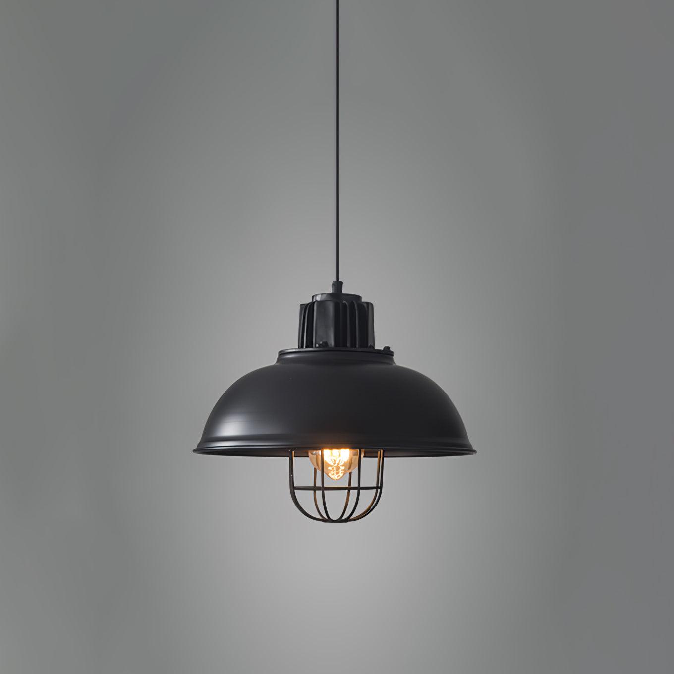Retro Industrial Metal Ceiling Pendant Light Fixture for Kitchen Island and Dining Room