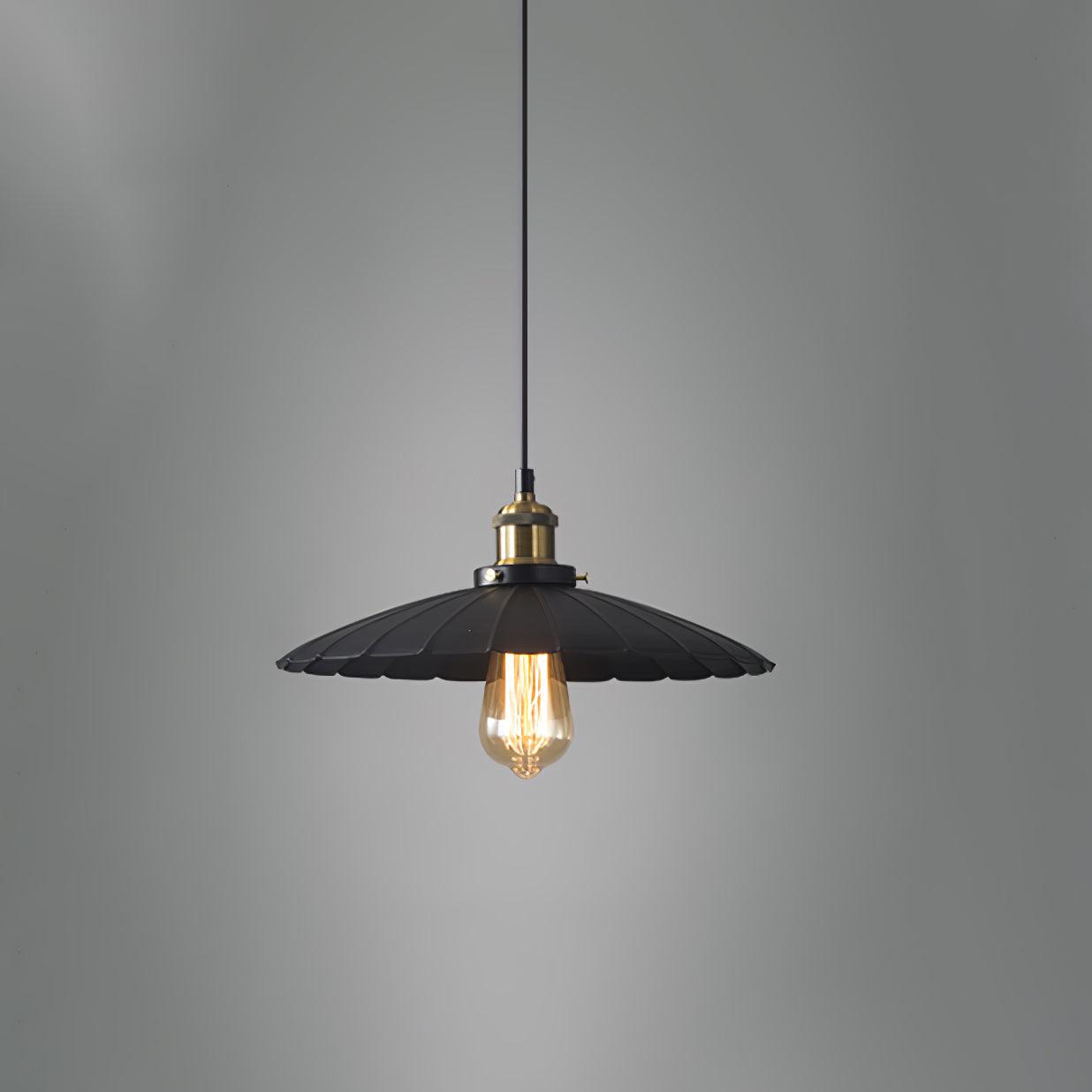 Retro Industrial Metal Ceiling Pendant Light Fixture for Kitchen Island and Dining Room