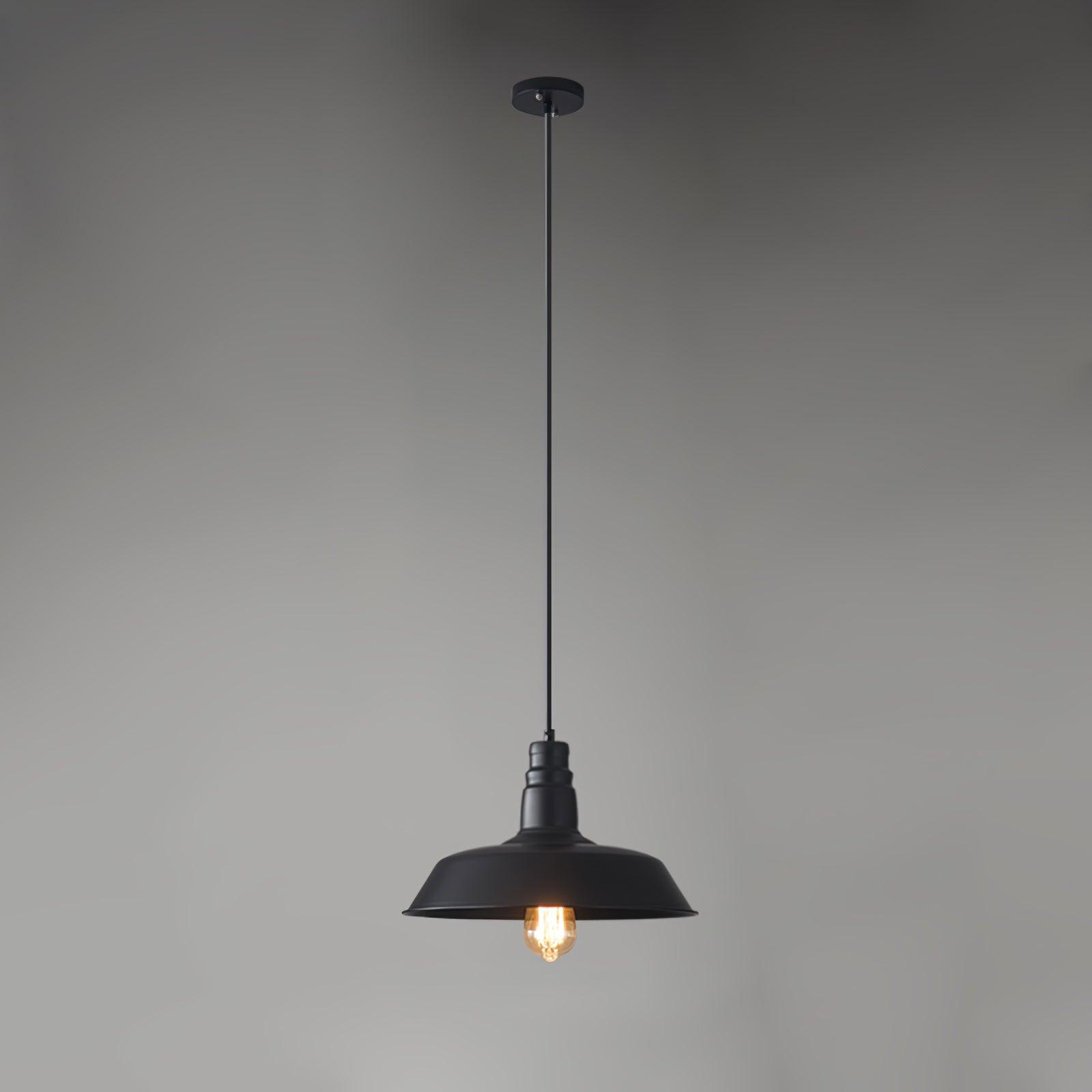 Retro Industrial Metal Ceiling Pendant Light Fixture for Kitchen Island and Dining Room