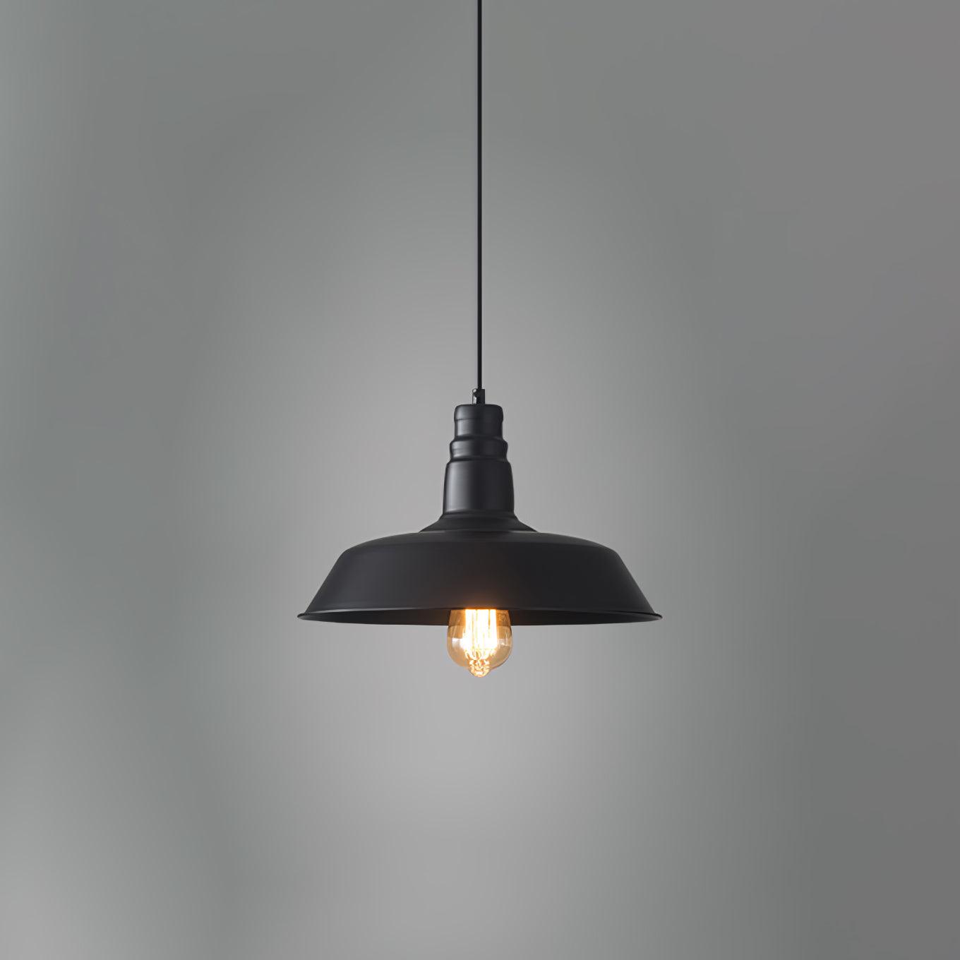 Retro Industrial Metal Ceiling Pendant Light Fixture for Kitchen Island and Dining Room
