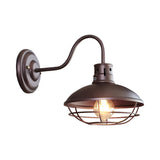 Retro Industrial Waterproof Outdoor Wall Sconce Iron LED Porch Lighting Fixture