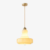 Retro Milk Glass Schoolhouse Pendant Light Vintage Indoor Ceiling Fixture