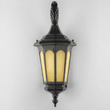 Retro Outdoor Wall Sconce Waterproof Iron Lantern for Balcony Courtyard and Garden Lighting