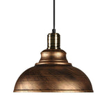 Retro Semi Globe Metal Pendant Light Industrial Hanging Ceiling Lamp for Kitchen Island