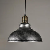 Retro Semi Globe Metal Pendant Light Industrial Hanging Ceiling Lamp for Kitchen Island