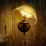 Retro Solar LED Outdoor Wall Sconce Waterproof Black Metal Light with Adjustable Acrylic Shade