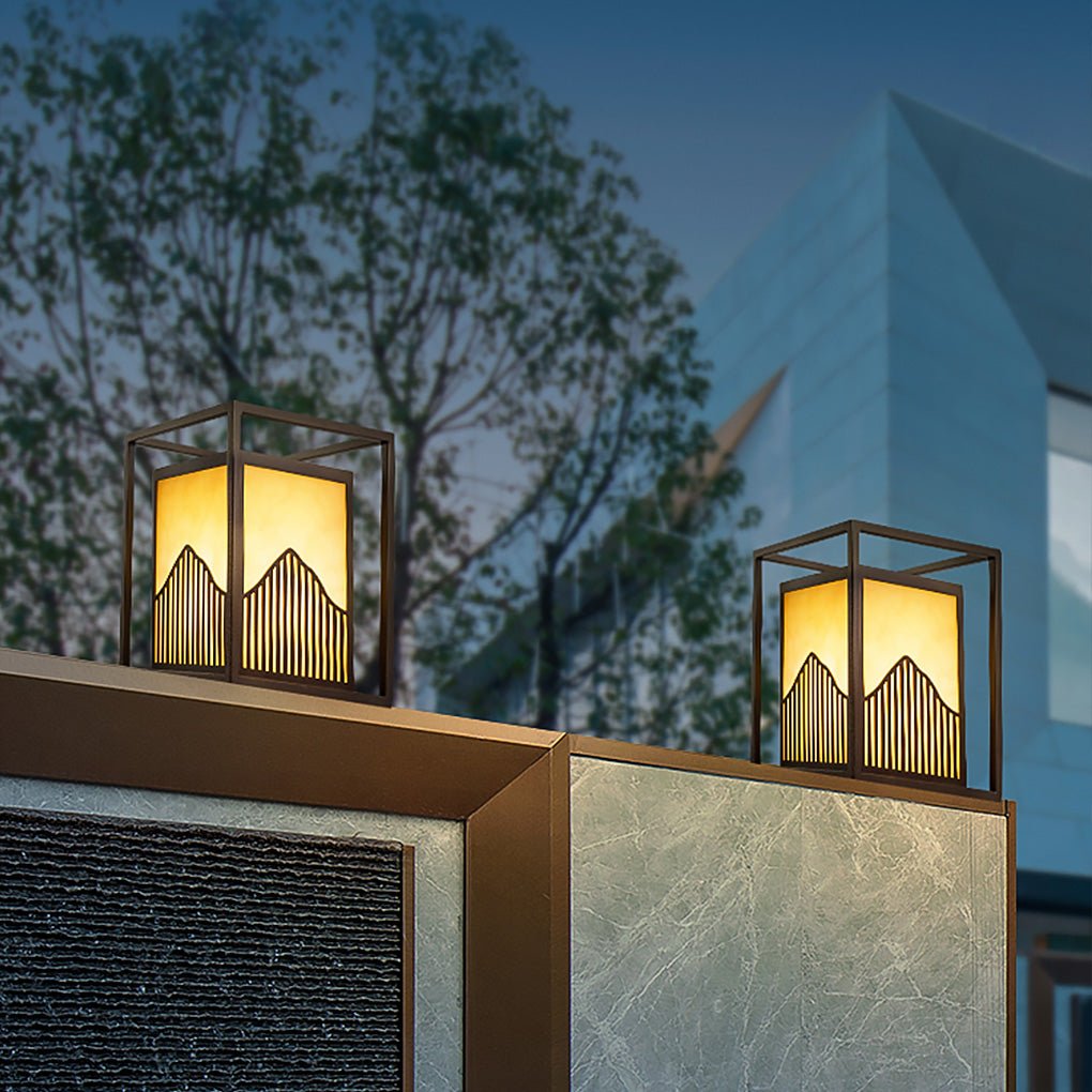Retro Stainless Steel Outdoor Garden Path Light Waterproof Landscape Lamp for Villa and Courtyard