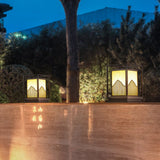 Retro Stainless Steel Outdoor Garden Path Light Waterproof Landscape Lamp for Villa and Courtyard