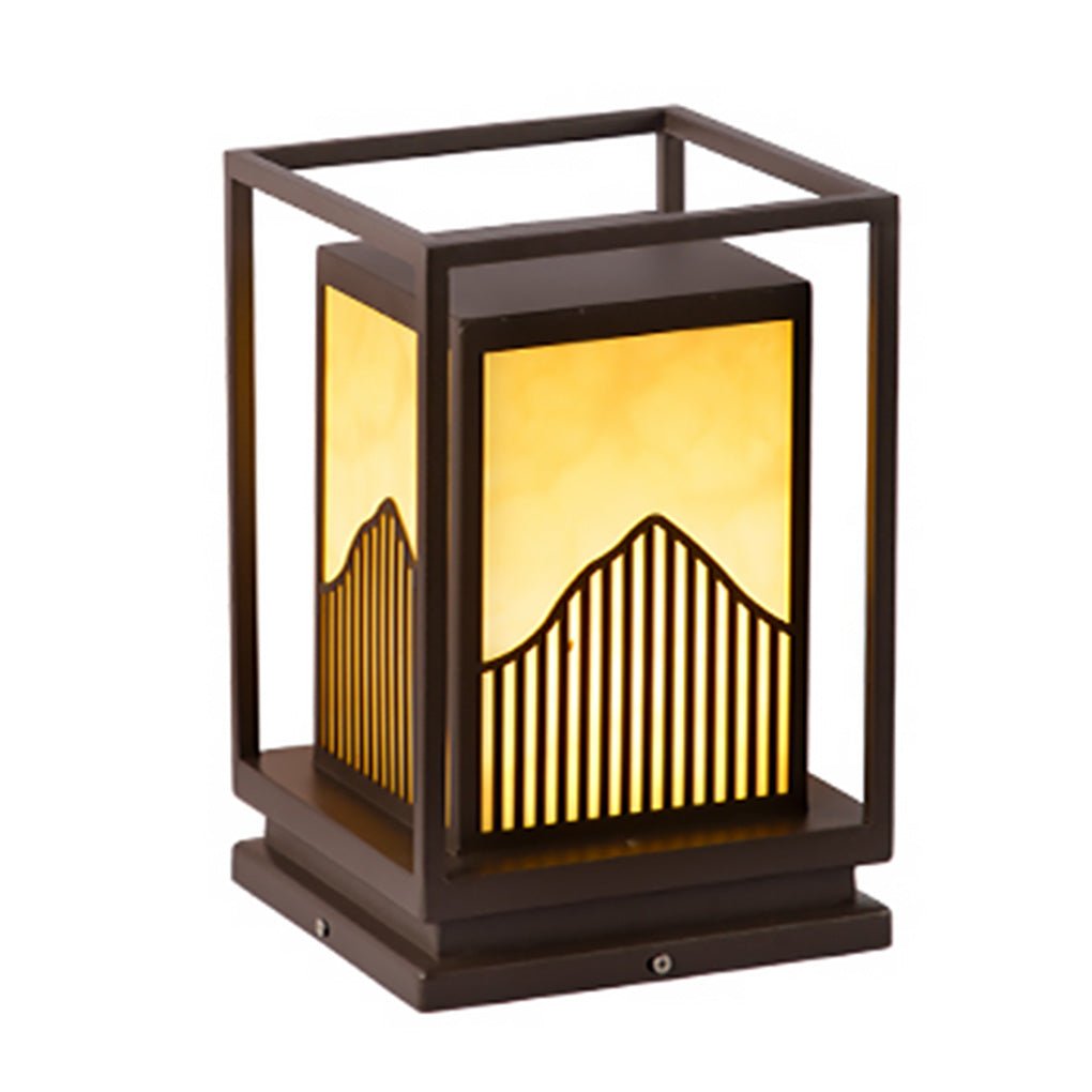 Retro Stainless Steel Outdoor Garden Path Light Waterproof Landscape Lamp for Villa and Courtyard