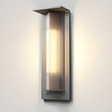Retro Waterproof Solar LED Wall Sconce Aluminum Exterior Light for Patio and Garden