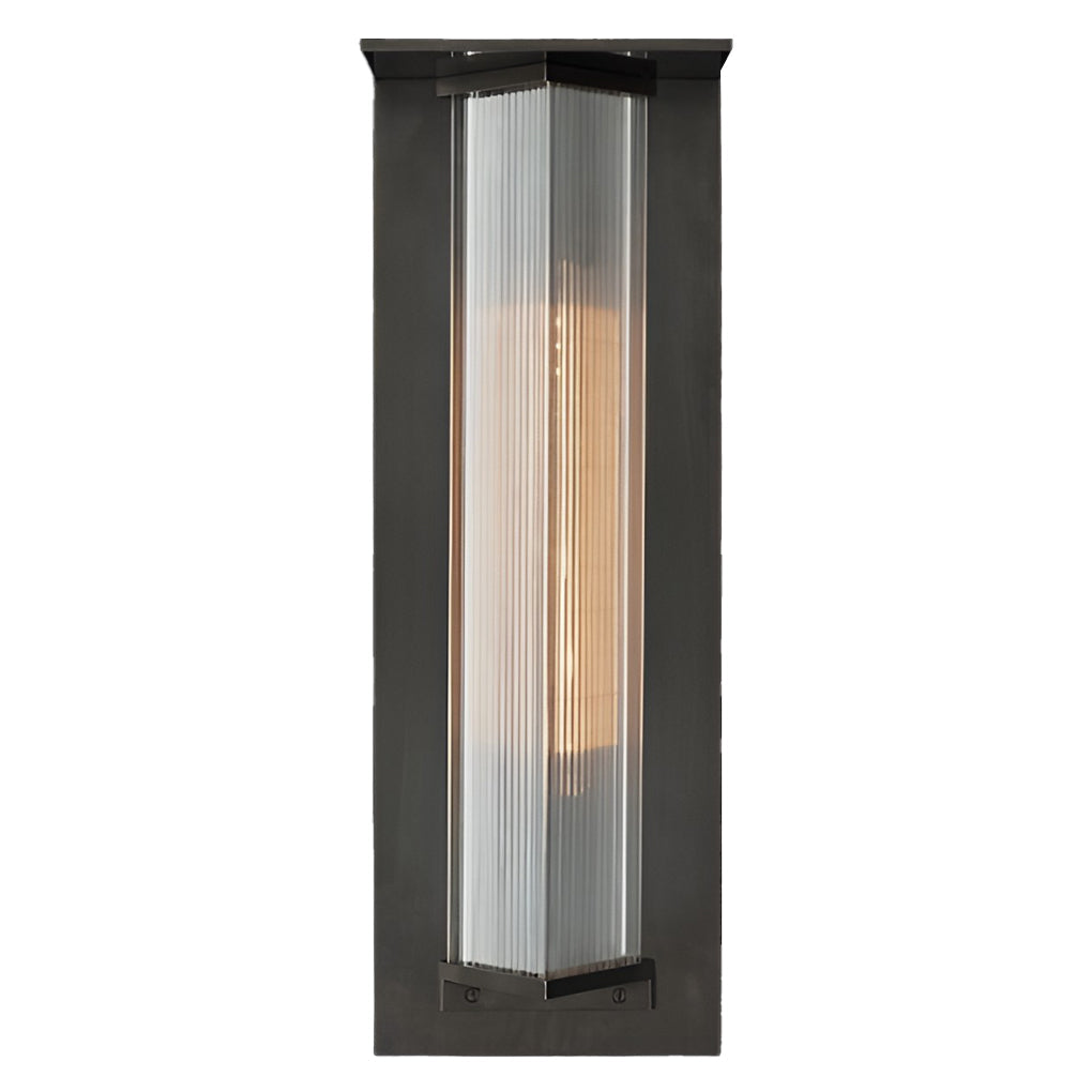 Retro Waterproof Solar LED Wall Sconce Aluminum Exterior Light for Patio and Garden