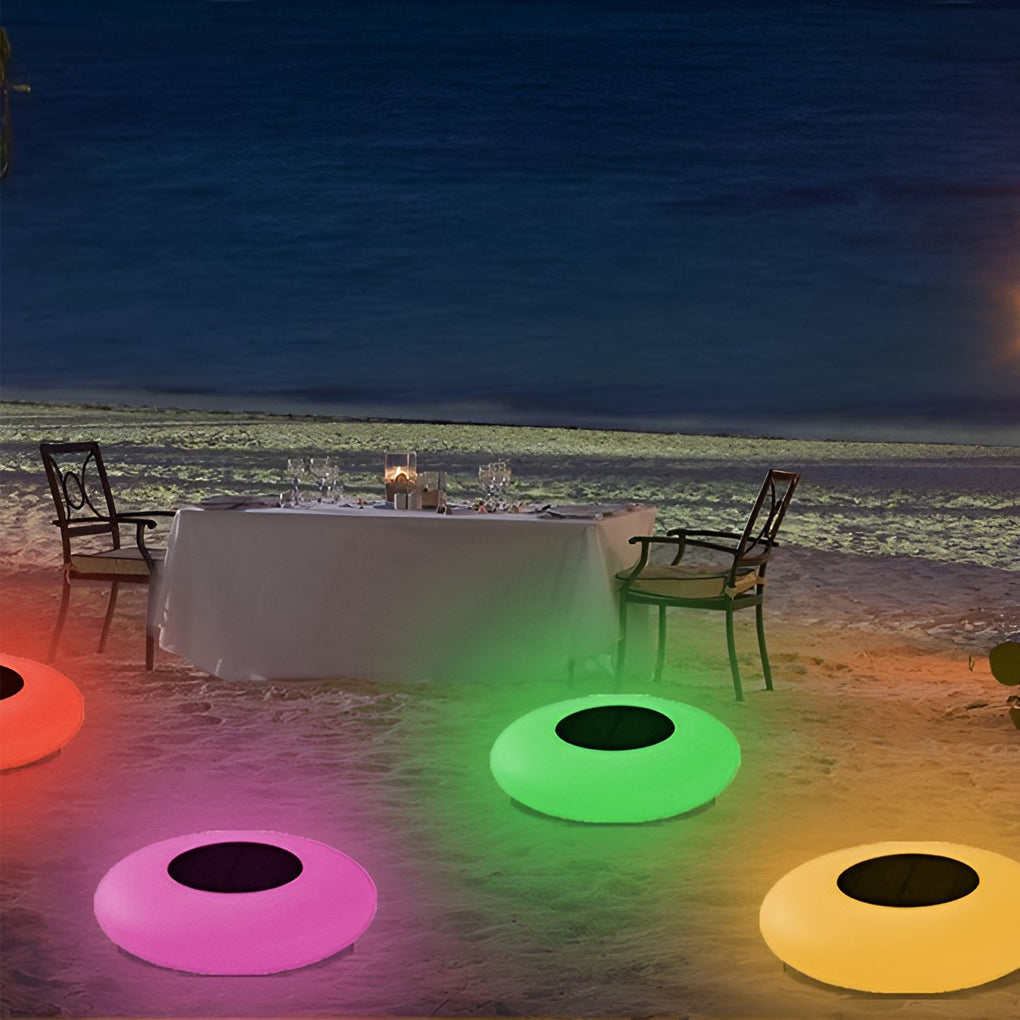 RGB Color Changing Solar Pool Lights Waterproof LED Floating Outdoor Pond and Garden Lighting
