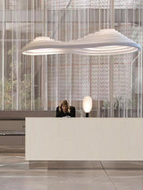 Rice Field Acoustic Pendant Light Modern Acrylic LED Ceiling Lamp for Interior Decor