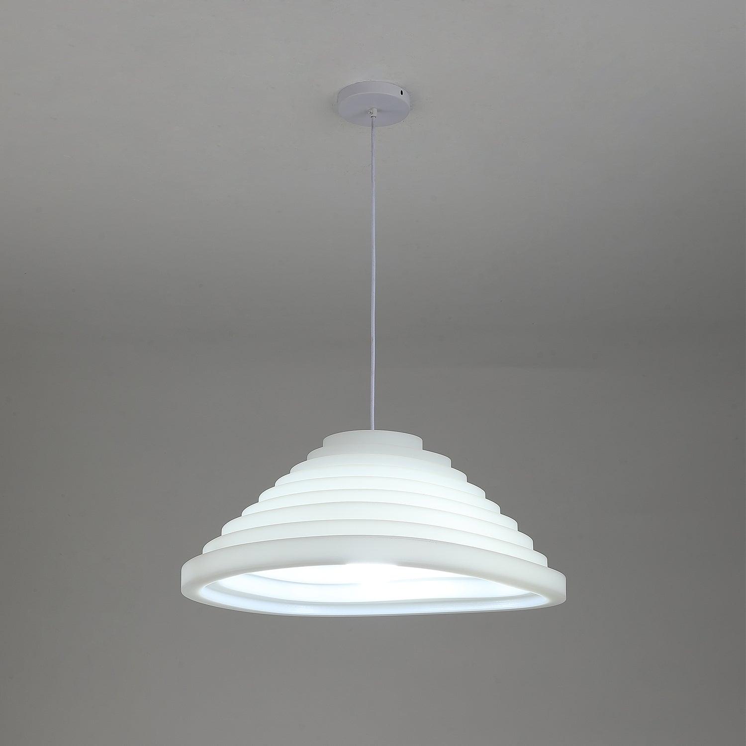 Rice Field Acoustic Pendant Light Modern Acrylic LED Ceiling Lamp for Interior Decor