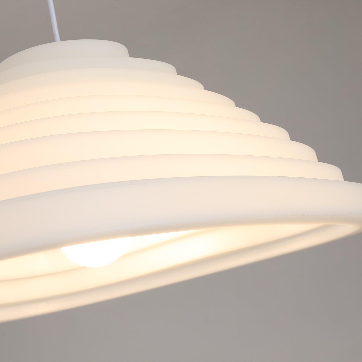 Rice Field Acoustic Pendant Light Modern Acrylic LED Ceiling Lamp for Interior Decor