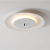 Modern Geometric Double Circle LED Flush Mount Ceiling Light for Bedroom and Hallway